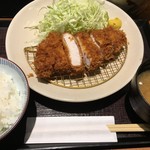 とんかつ 田 - 「ロースカツ定食」1000円(税込)
