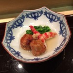 はらまさ - 海老芋　海老　菜の花