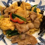 中華風家庭料理 ふーみん - ふーみん(豚肉ときくらげの玉子炒め)