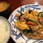 中華風家庭料理 ふーみん - ふーみん(豚肉ときくらげの玉子炒め定食)