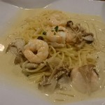 パスタイオ・コッコ - 小エビとキノコのクリームスパ