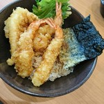 Muten Kura Zushi Okinawa Toyosaki Ten - すしやの天丼 税抜￥370