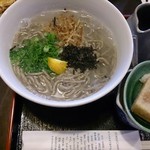 中国山地蕎麦工房 ふなつ - 釜あげ蕎麦￥780