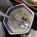 中国山地蕎麦工房 ふなつ - 甘い蕎麦がき