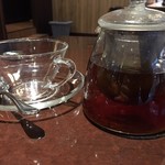 星乃珈琲店 - ガラス製のポットとカップ＆ソーダー