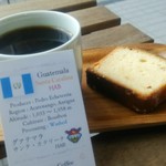 カザーナ・コーヒー - ドリップ（ガテマラ(Guatemala)）＆レモンのパウンドケーキ（サルドゥバン）