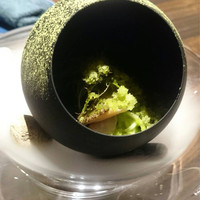 アコルドゥ - 三輪山本の手延べパスタ　クロロフィルとアマゴ、苔