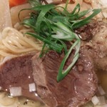 麺屋 六感堂 - 牛すじ塩ＳＯＢＡ(2017年01月某日限定)