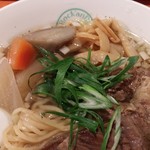 麺屋 六感堂 - 牛すじ塩ＳＯＢＡ(2017年01月某日限定)