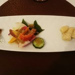 RISTORANTE REGA - 前菜4種の盛り合わせ