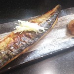 手打ちそば八轟 - 鯖塩焼き