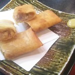 手打ちそば八轟 - 春巻き