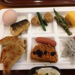 リッチモンドホテル - 161211朝食ビュッフェ浜松餃子としらす