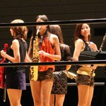 マクドナルド - 右端：YURIIさん（Fl）　音楽アイドルユニットC;ON（シーオン）