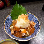 あや菜 - りこぼうのいくらおろし。この美味しさは、朝採れのきのこだからこそ！