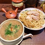 博多とんこつ 天神旗 - 魚極老つけ麺 400g