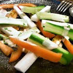 なかむら屋 - バーニャカウダサラダ