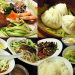 中国家庭料理 神洲之華 - “冷菜5品＆小龍包＆汁無し山椒風担担麺＆鶏肉と野菜の四川風の炒め”