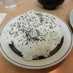 洋庖丁 - ライスにごま塩をかけました