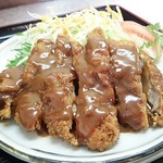 あかり食堂 - とんかつ定食500円