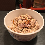 すみれ - トッピング無料券をいただいたので、ひき肉♡