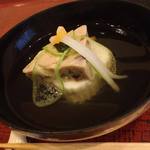 蓬左茶寮 - 【椀盛】小豆豆腐と真薯