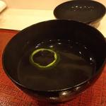 蓬左茶寮 - 【盛椀】岩魚炭あぶり　ぬく酒　やわらぎ清汁