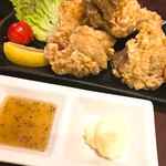 大山どりの塩唐揚げ 580円
