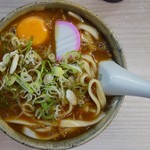 うどんのいなや - カレーきし+たまご、ねぎ