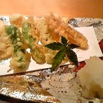 ゲソは天ぷらにしていただきました