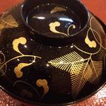 蓬左茶寮 - 椀盛～海老団子、零余子真薯、南京白子、松茸