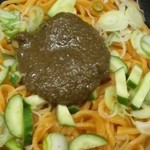 じゃじゃ麺と酒の肴 喜作 - 赤じゃじゃ（中・アップ） 