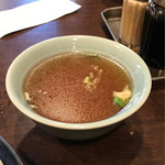 長崎菜館 - セットのスープ