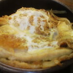 ゆで太郎 - ハーフのかつ丼