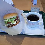 モスバーガー - 朝モス　Ｍ野菜チーズ＋コーヒー490円