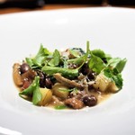 TACUBO - ジャガイモのニョッキ　奄美黒豚のコンソメ（ブロード）　羊のトリッパとサルシッチャ