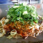 お好み焼き キミッツ - ネギトッピングを追加オーダー