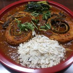 プルジャ ダイニング - 2017.01・アナゴのカレープレート 850円(メニュー外)