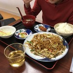 餃子の味楽 - 【2017年1月14日(土)】ソース焼きそばランチ(650円)