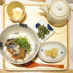 だし茶漬け えん - 松輪ごま鯖の海苔醤油だし茶漬け 871円