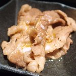 赤坂 金舌 - 上遅得定食 1500円 の出汁牛皿