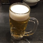 ちょもらんま酒場 - 生ビール 540円(税込)→毎週月曜半額 270円