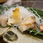 千春鮨 - ほっき、ひらめ、えび