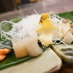 千春鮨 - ほっき、ひらめ、えび