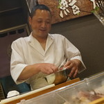 千春鮨 - 今日も炙るぜぇ♪