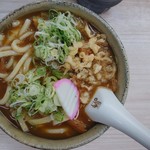 うどんのいなや - カレーうどん、ねぎ、たぬき