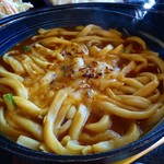 手打ちうどん さわいち - 鍋焼きカレー南蛮チーズ乗せ