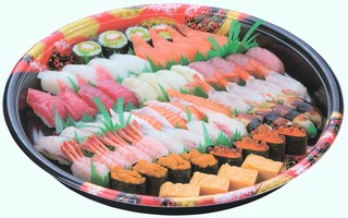 Sushi Madoka - 店内での飲食のほか、このようなお持ち帰りも可能です。