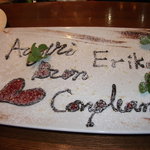 IL PINOLO LEVITA - チョコで描かれたハッピー・バースデー♡