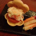 蓬左茶寮 - 【強肴】松葉蟹とトマトの最中